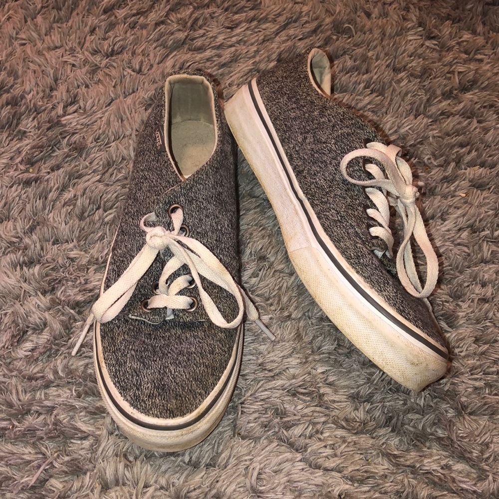 Woman’s Gray Vans